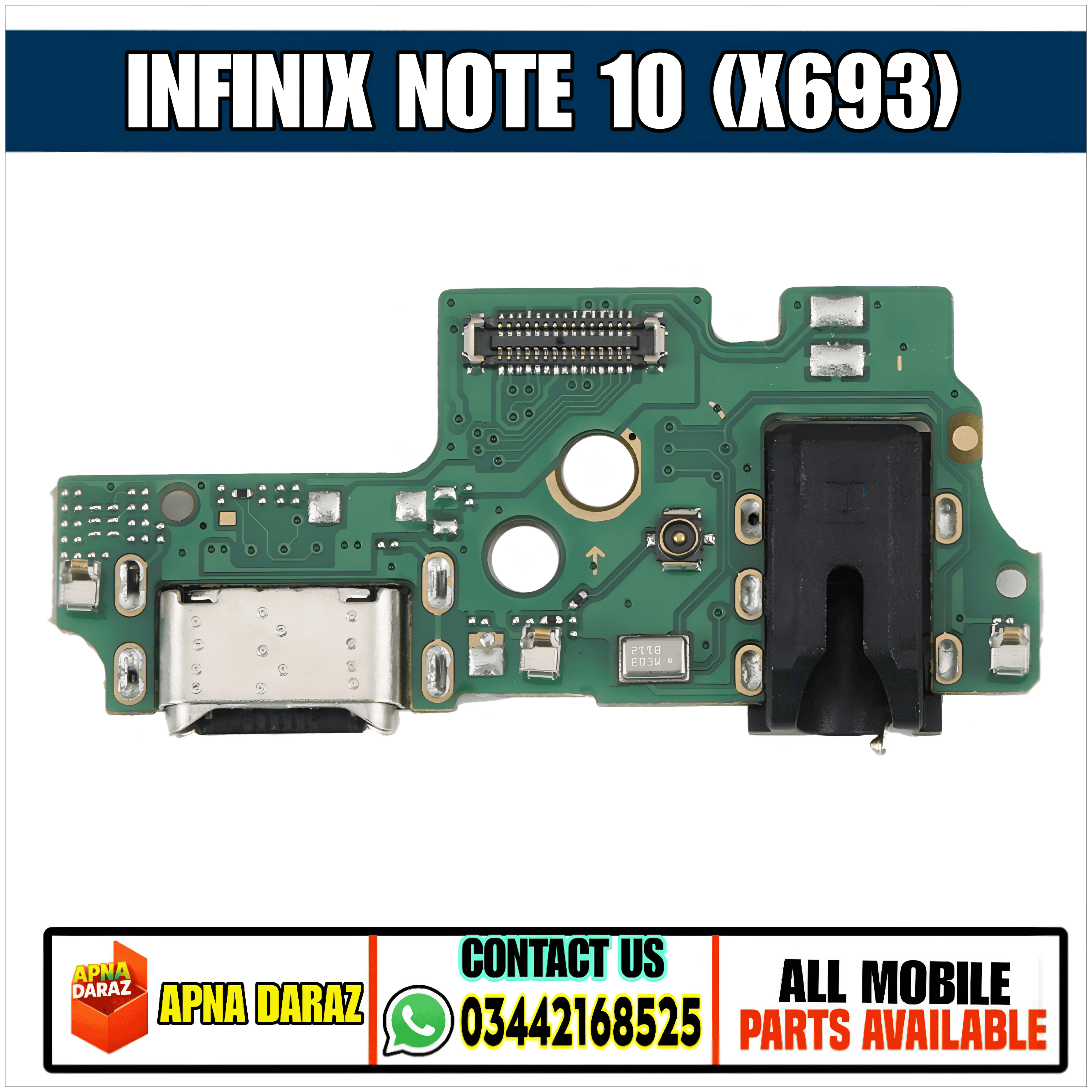 Infinix Note 10 X693 Charging Strip | Infinix Note X693 Charging Flex