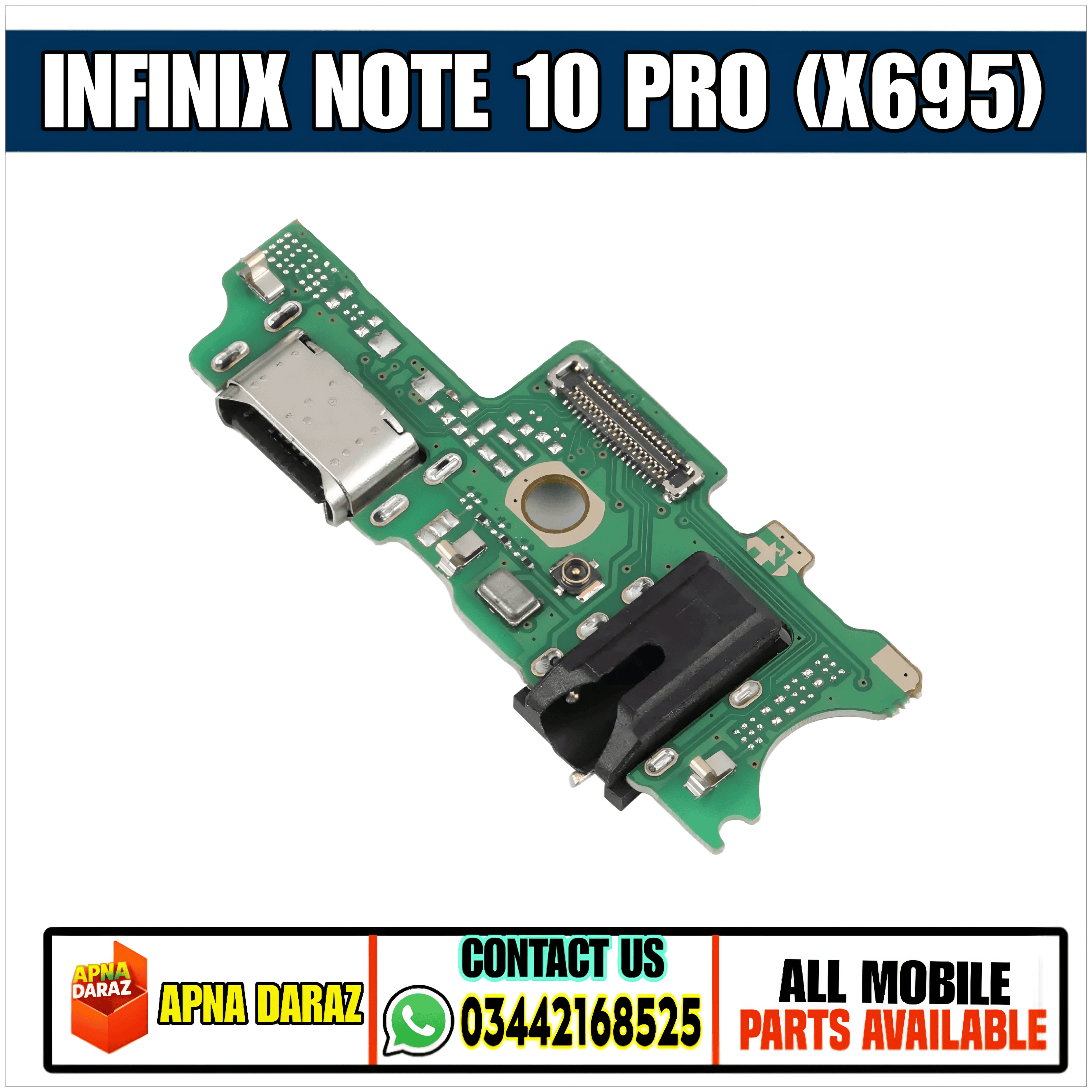 Infinix Note 10 Pro X695 Charging Strip | Infinix Note Pro X695 Charging Flex
