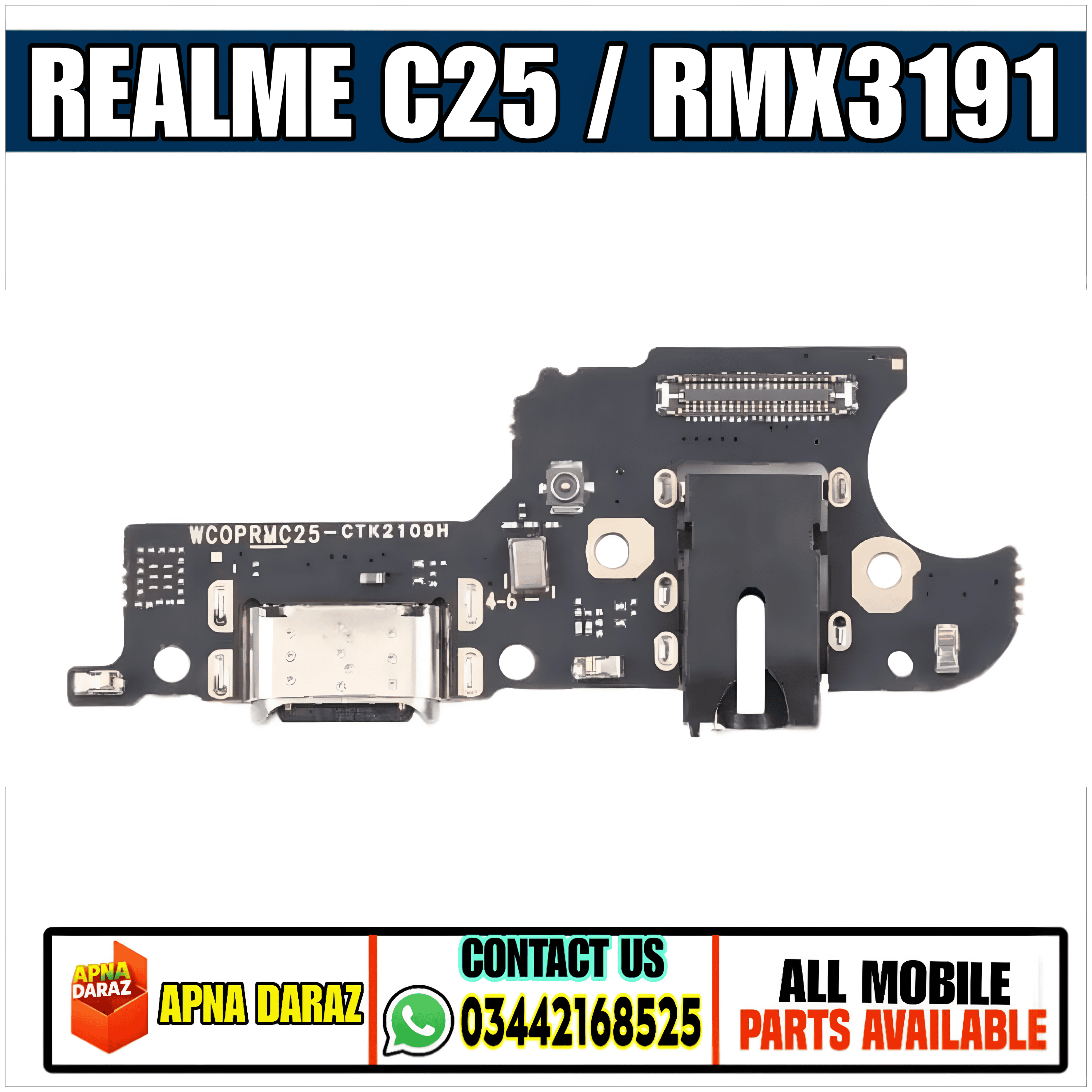 Realme C25 RMX3191 Charging Strip | Realme RMX3191 Charging Flex