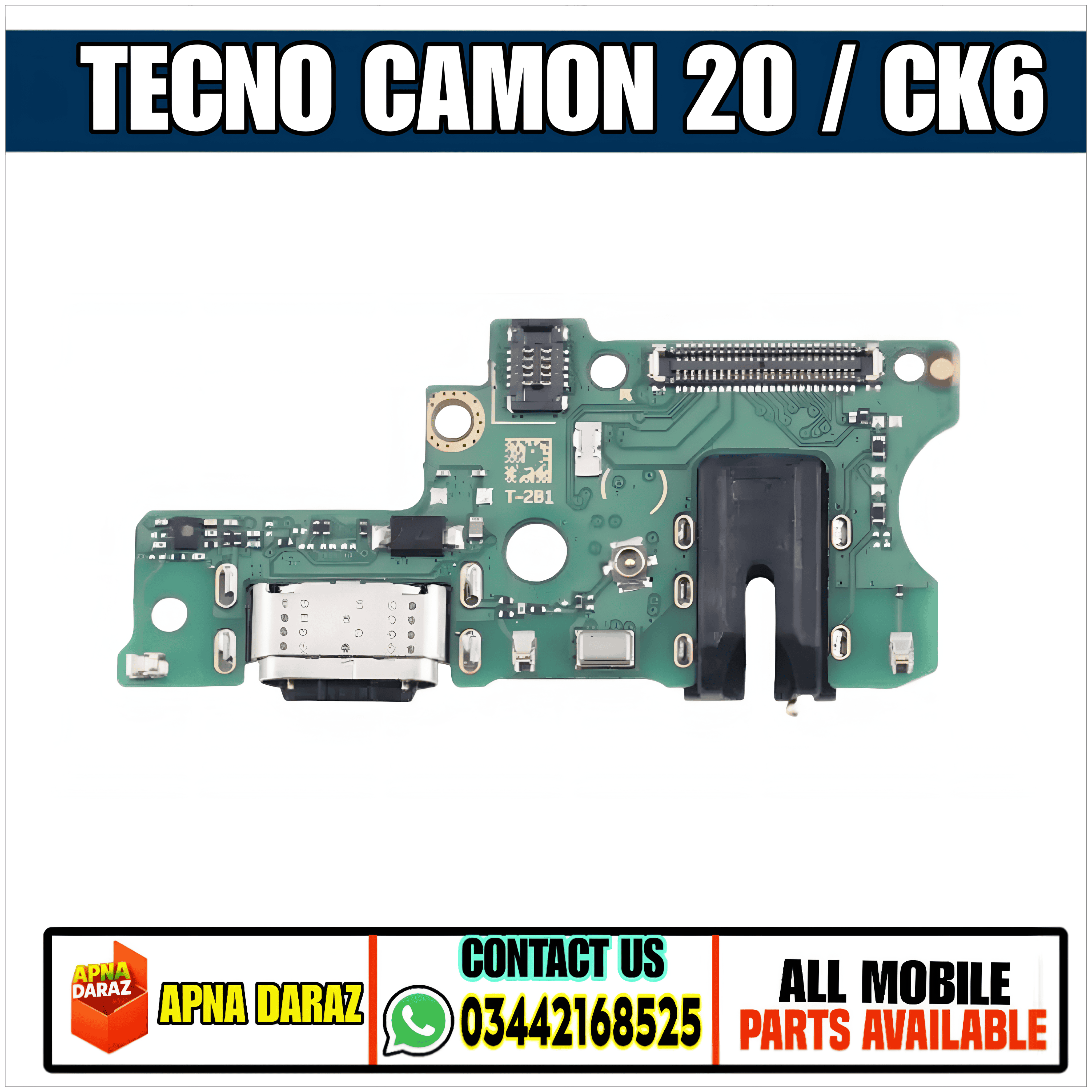 Tecno Cammon 20 Changing Strip | Tecno Cammon CK6 Charging Flex