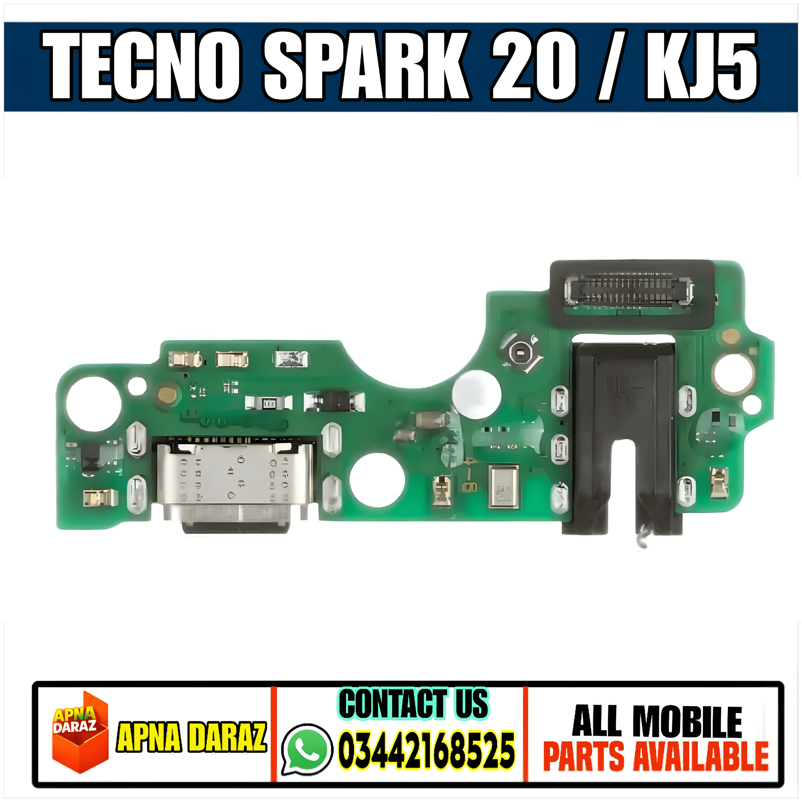 Tecno Spark 20 Changing Strip | Tecno KJ5 Charging Flex