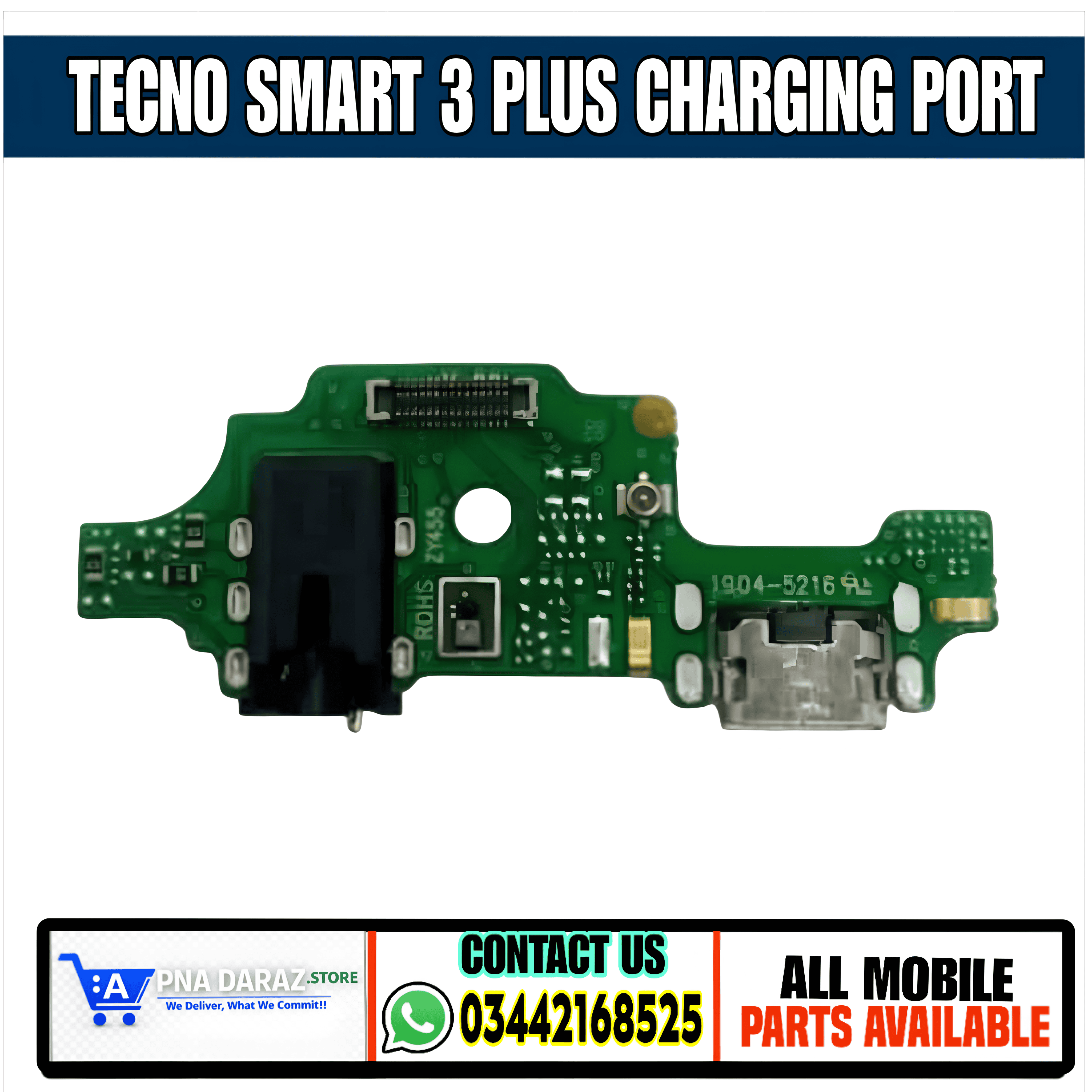 Infinix Smart 3 Plus Charging Strip| Infinix X627 Charging Port